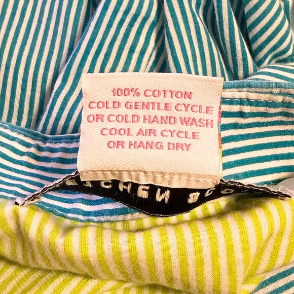 Gretchen Scott Ruffle Sleeve Priss Blouse – Striped Coastal Chic Top Size XL - Picture 5 of 5